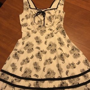 gothic floral dress